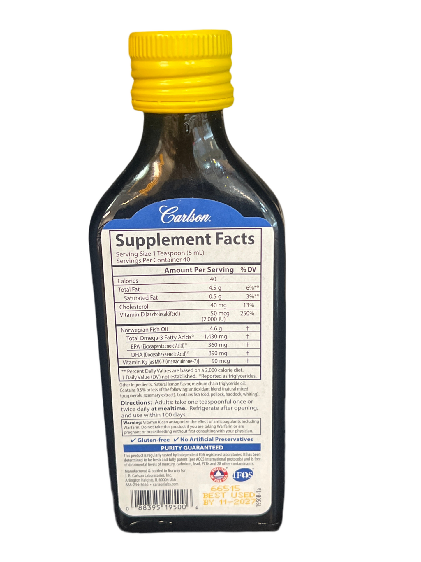 Omega 3 plus D & K