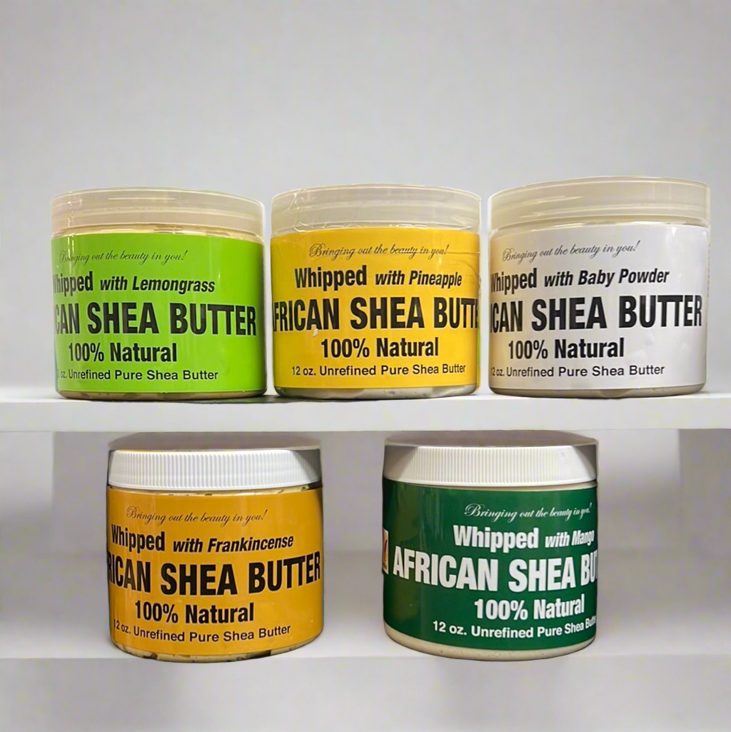 African Whipped Shea Butter 12oz.