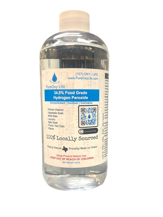 34.5% Food Grade Hydrogen Peroxide