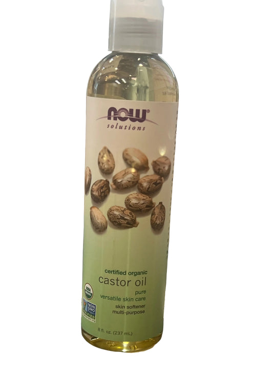 Certified Organic Castor Oil 8fl. Oz.