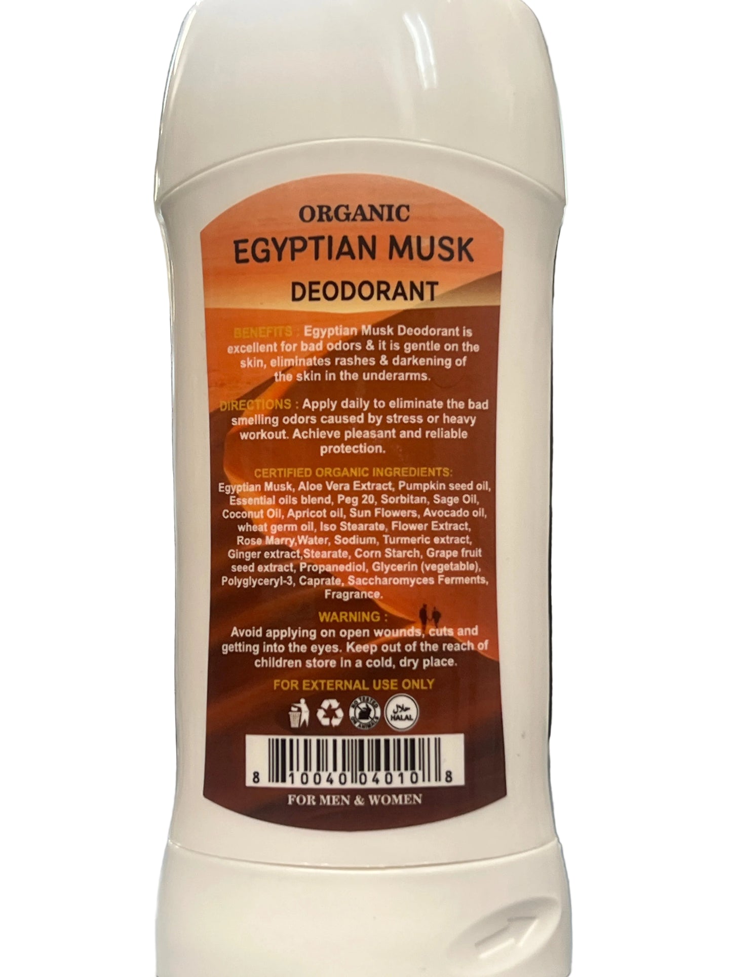 Egyptian Musk Organic Deodorant