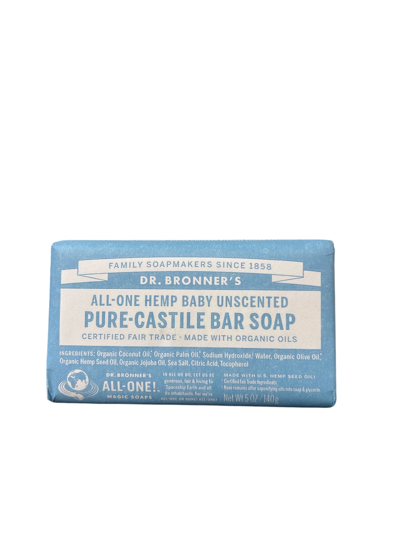 Unscented 1-IN-18 Pure Castile Soap