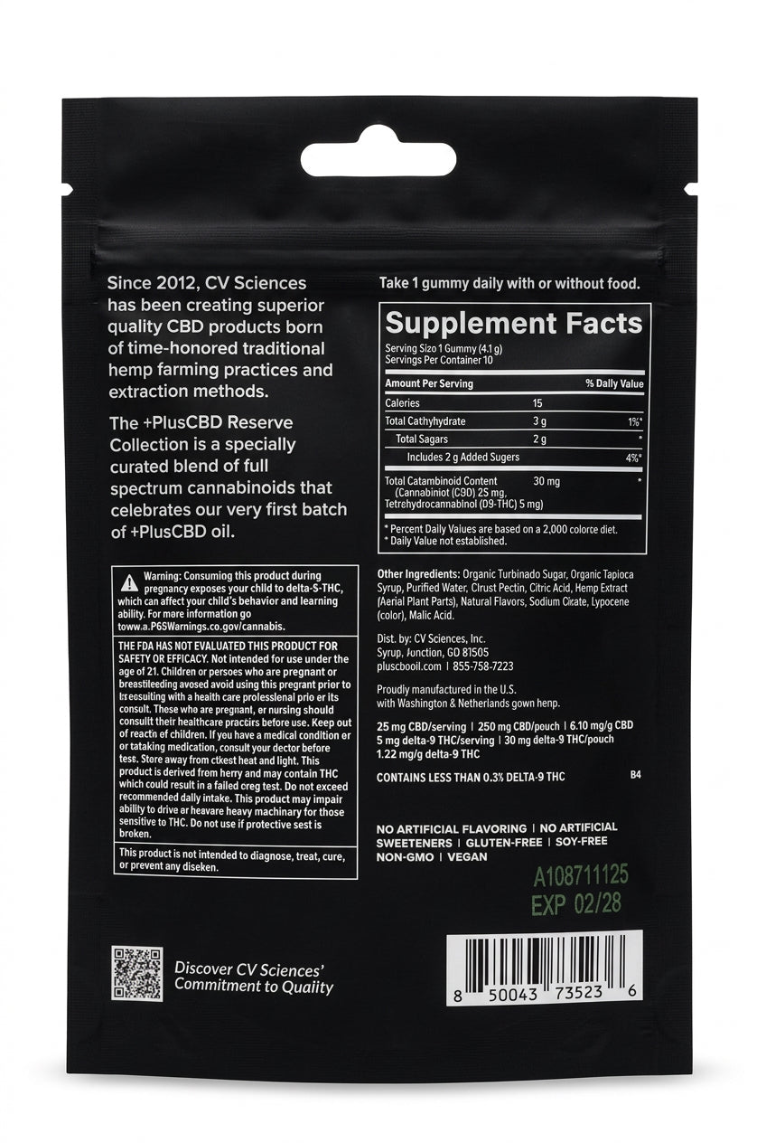 Reserve Extra Collection CBD 25 MG