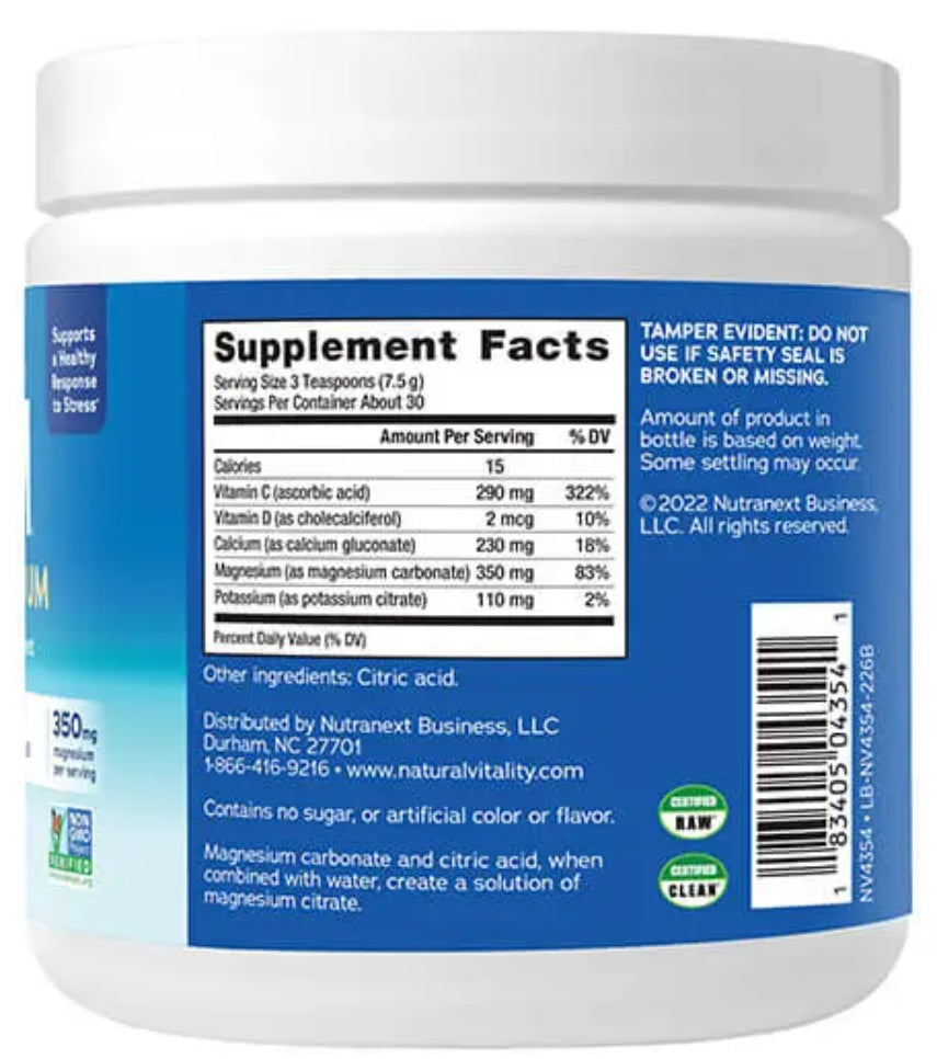 Calm Magnesium 8oz. Powder