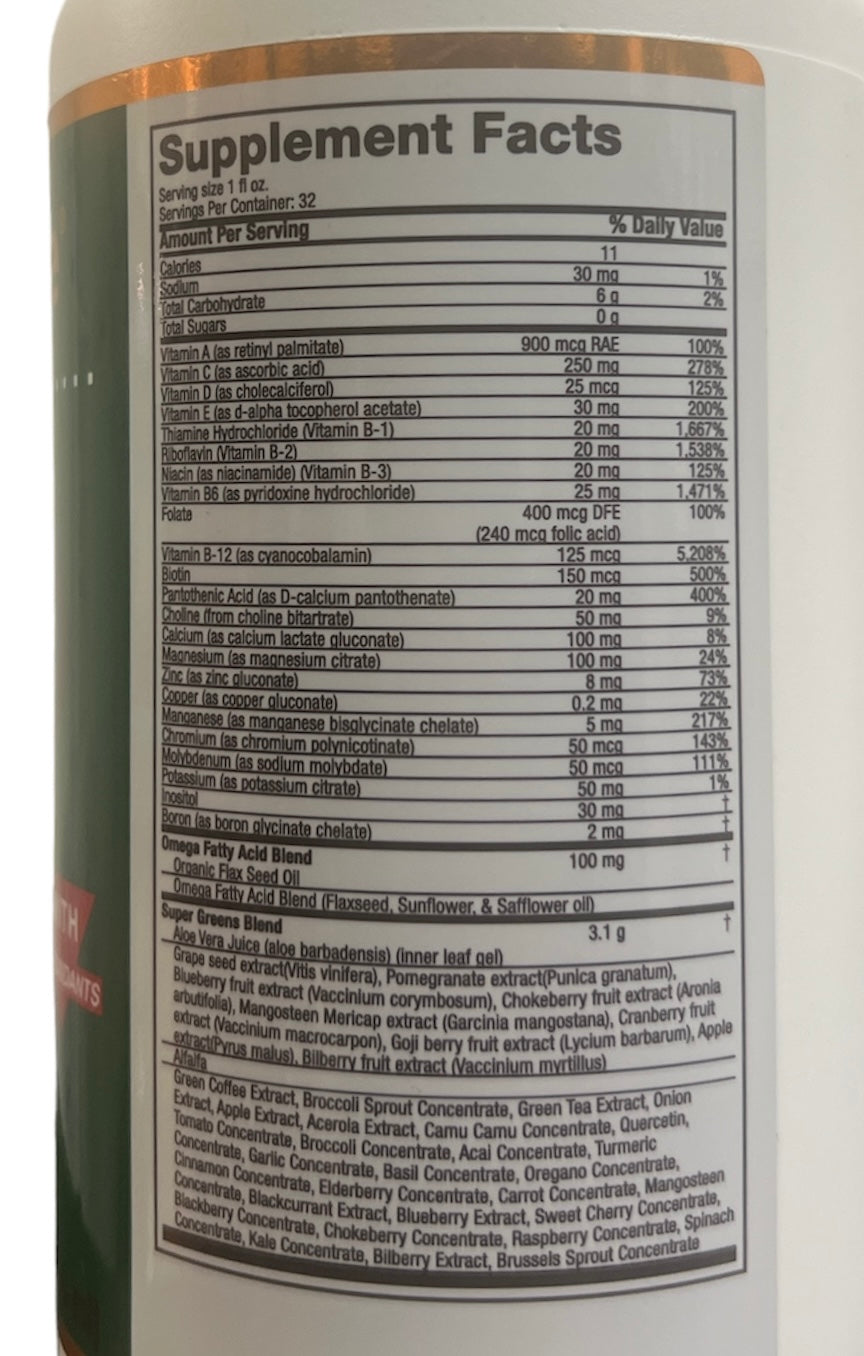 Multi-Vitamin & Mineral Advanced Energy Support 32 fl.oz.