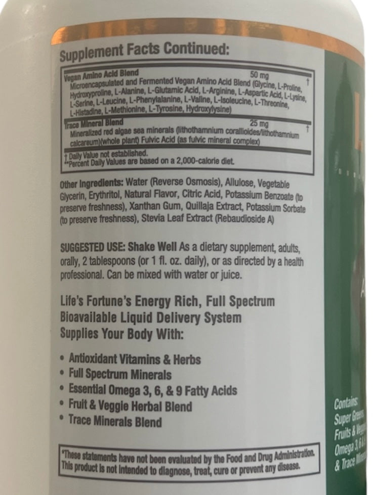 Multi-Vitamin & Mineral Advanced Energy Support 32 fl.oz.