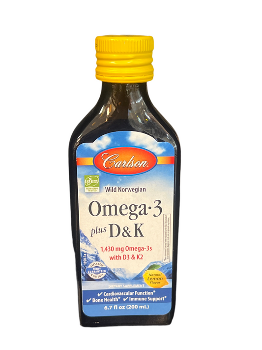 Omega 3 plus D & K