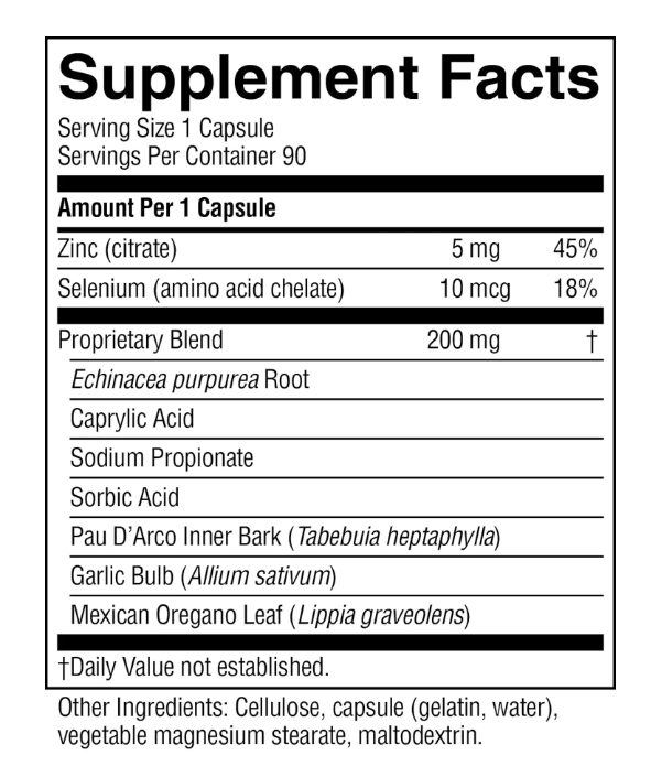 Yeast / Fungal Detox (90 Capsules)