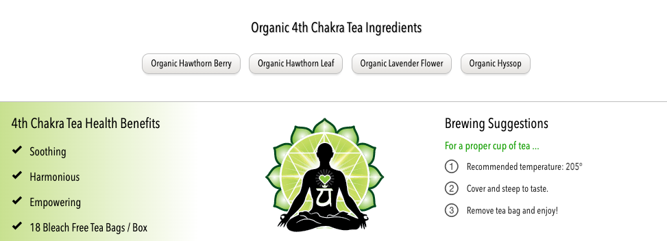 4th Chakra Tea - 18 Bags