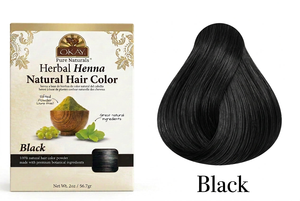 Henna Natural Hair Color w/ Applicator Brush Included.