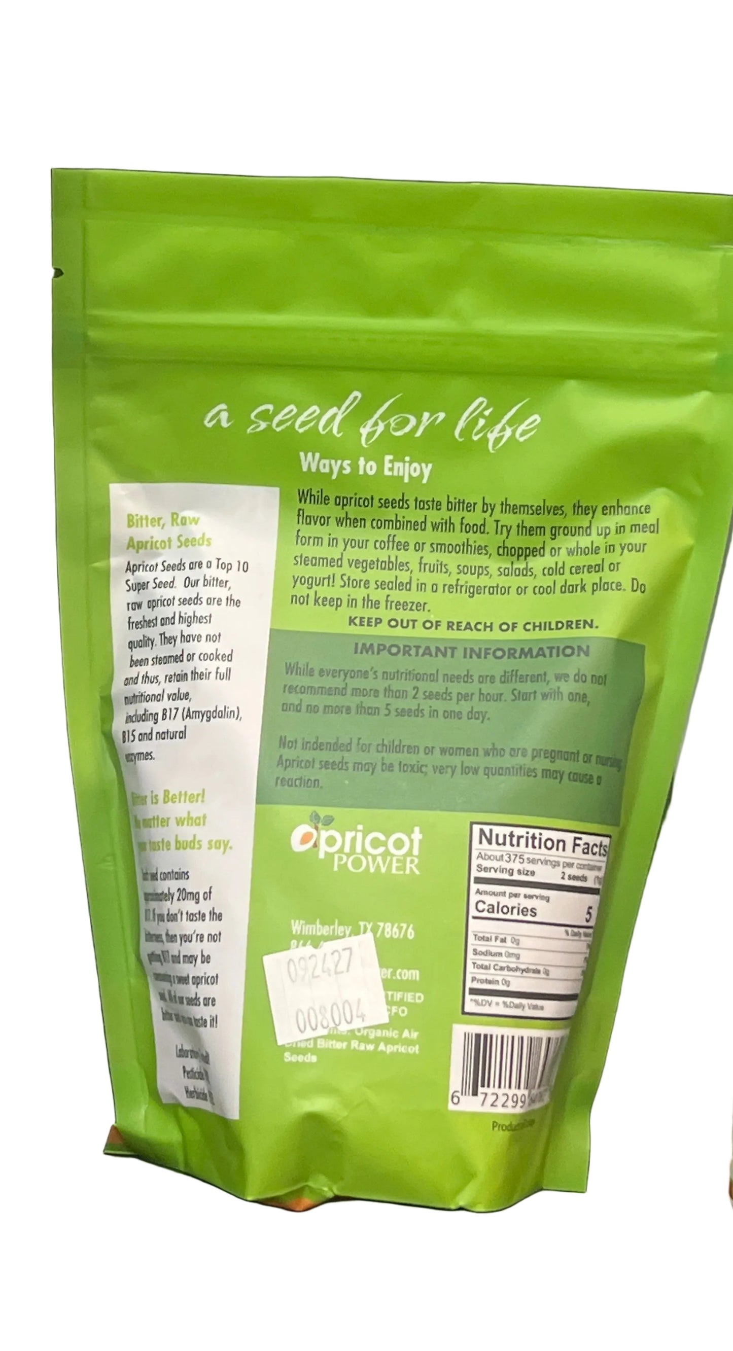 Apricot Power 8oz.