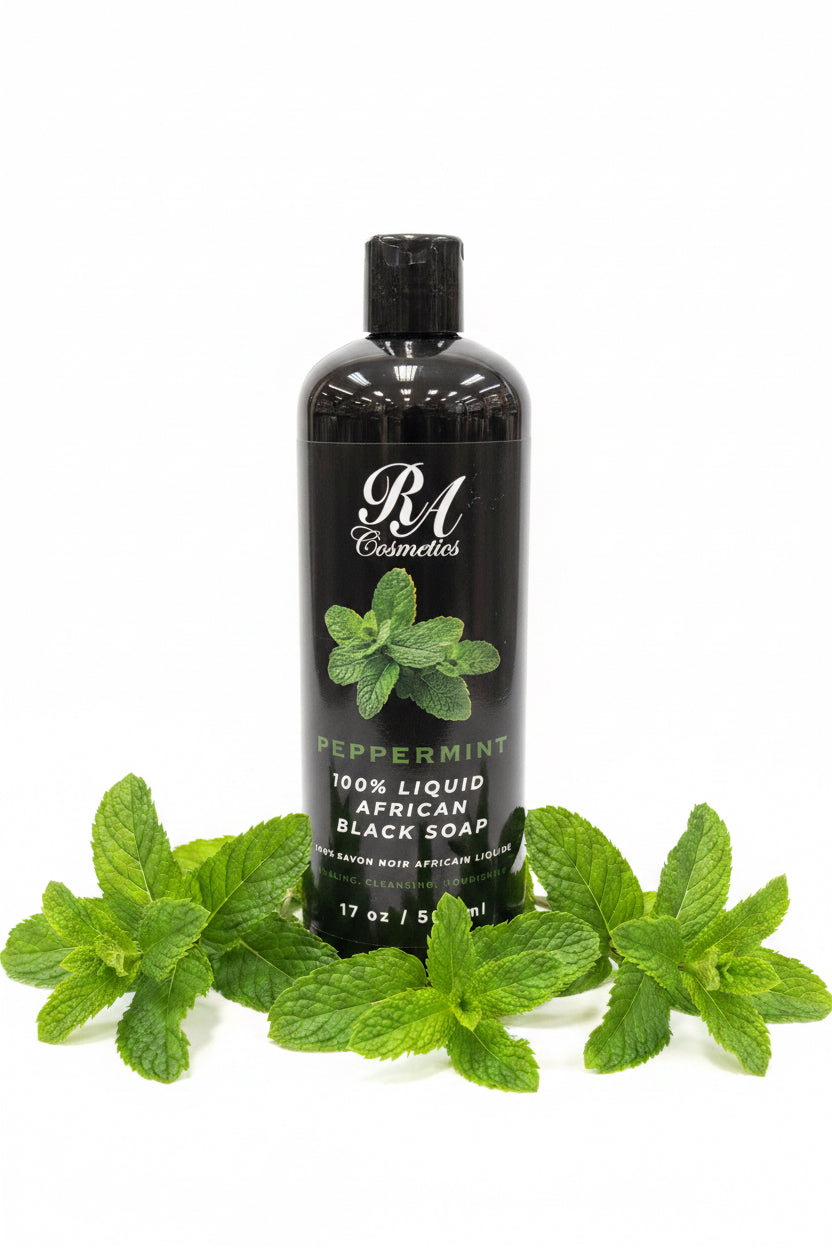 Liquid black soap- 17 fl.oz