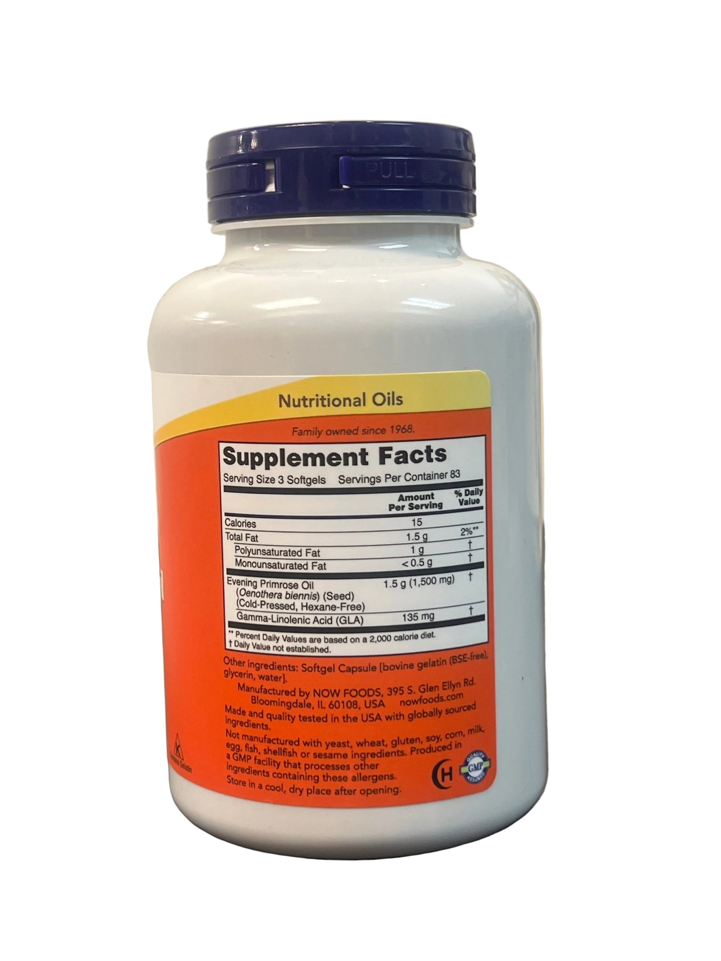 Evening Primrose Oil (250 softgels)