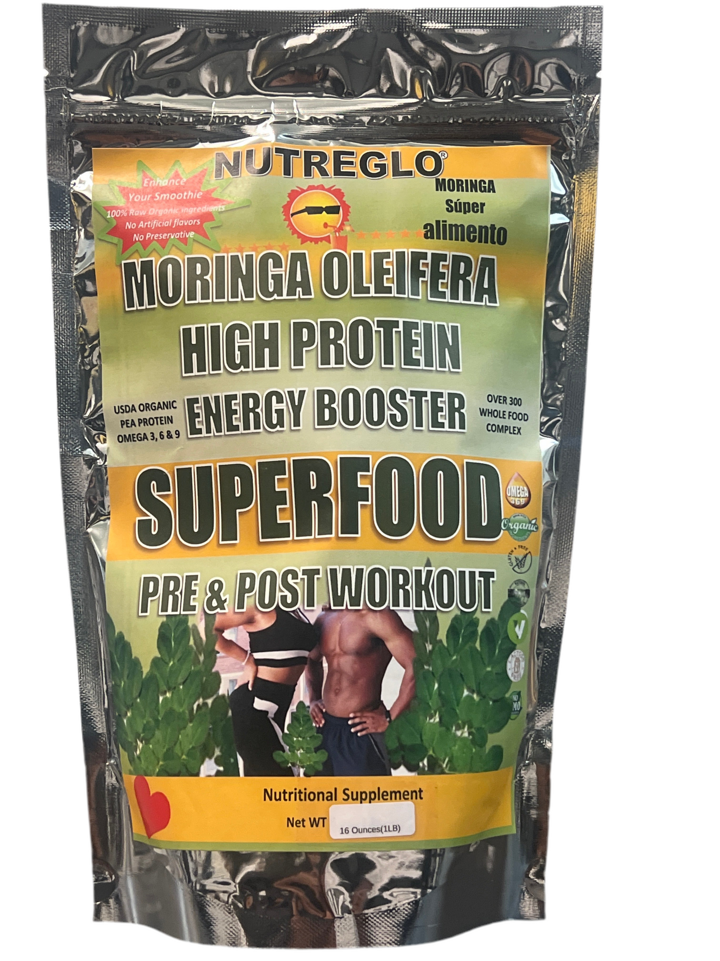 Moringa Oleifera High Protein Energy Booster