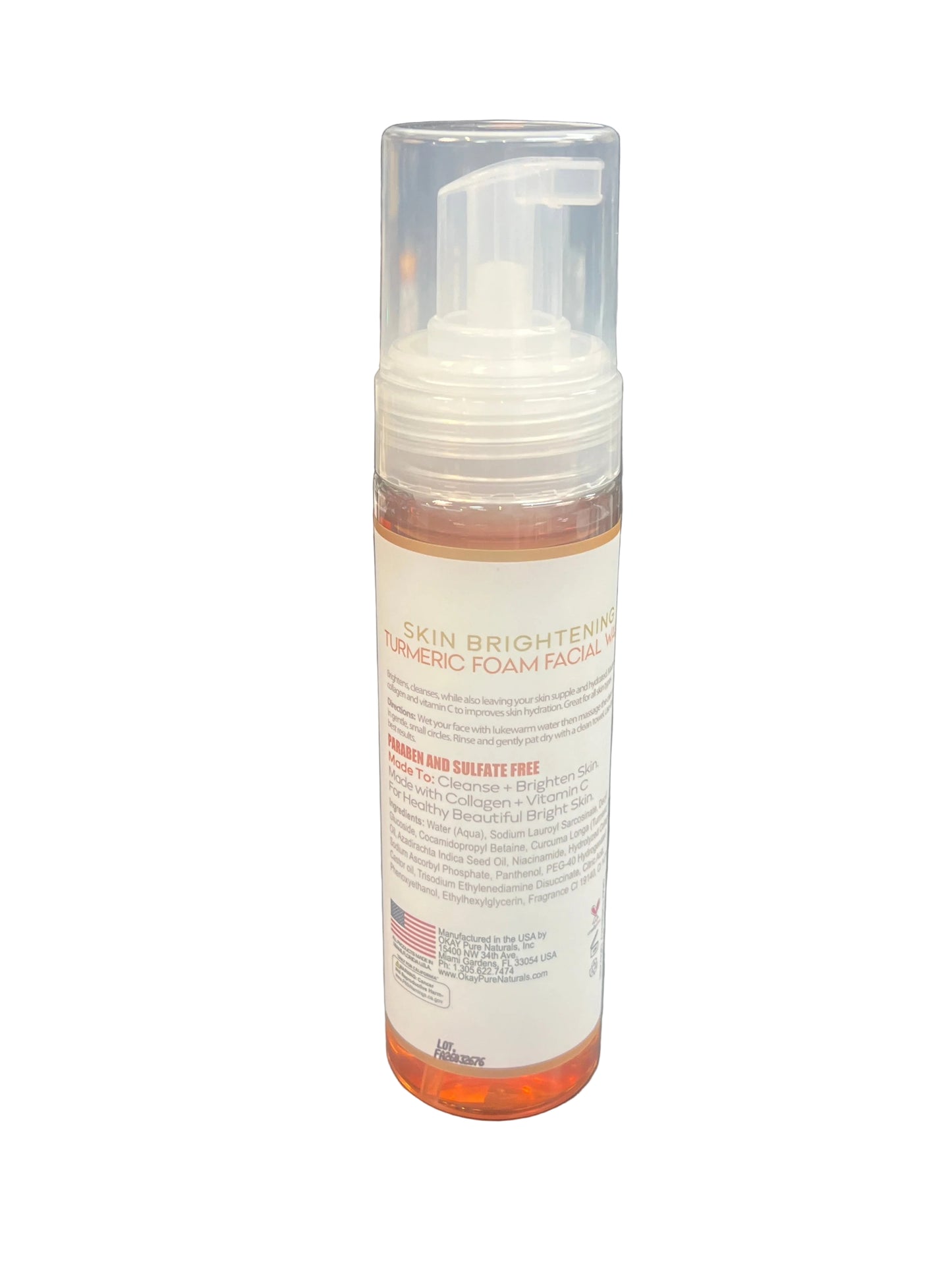 Turmeric Facial Foam Wash
