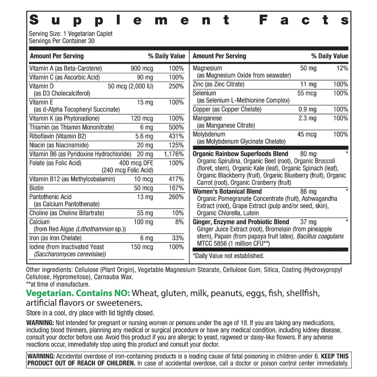Women's One + w/ Digestive Enzymes & Probiotics