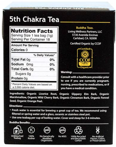 5th Chakra Tea - 18 Bags