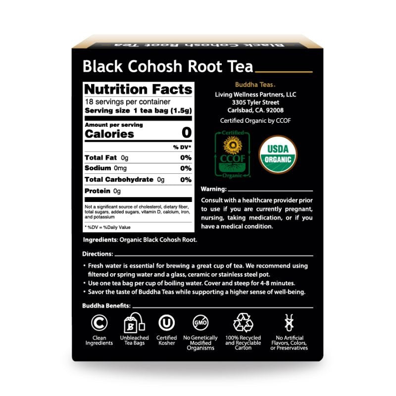 Black Cohosh Root Tea livinghealthyitsalifestlye