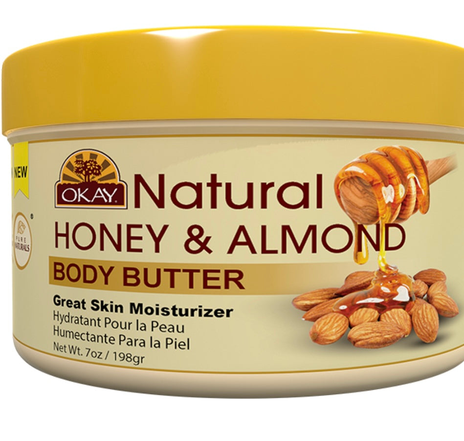 Natural Honey and Almond Body Butter livinghealthyitsalifestlye